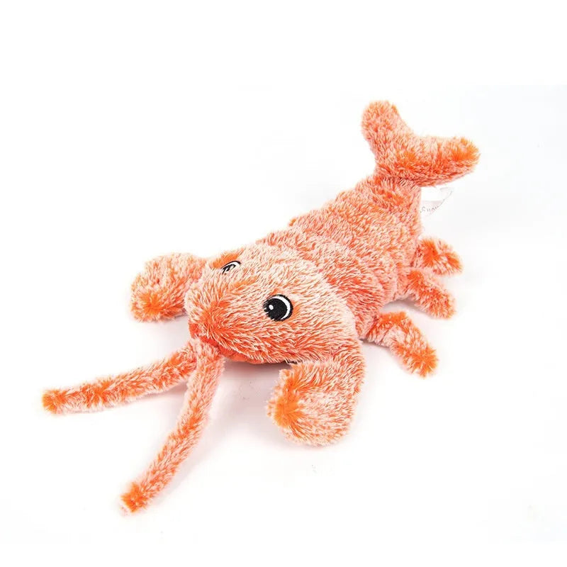 USB rechargeable pet molar cleaning toy in soft carved velvet cloth, 260 * 140 * 70MM, five styles