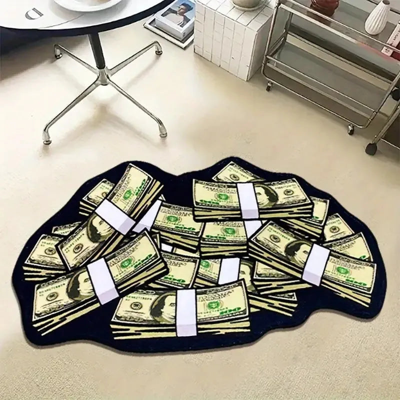 Cartoon non-slip absorbent bathroom mat in polyester fibre, anti-fouling, available in 40x60cm size