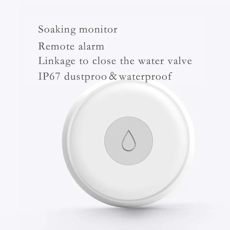 Doodle Smart wireless water leakage detection alarm sensor for home use.