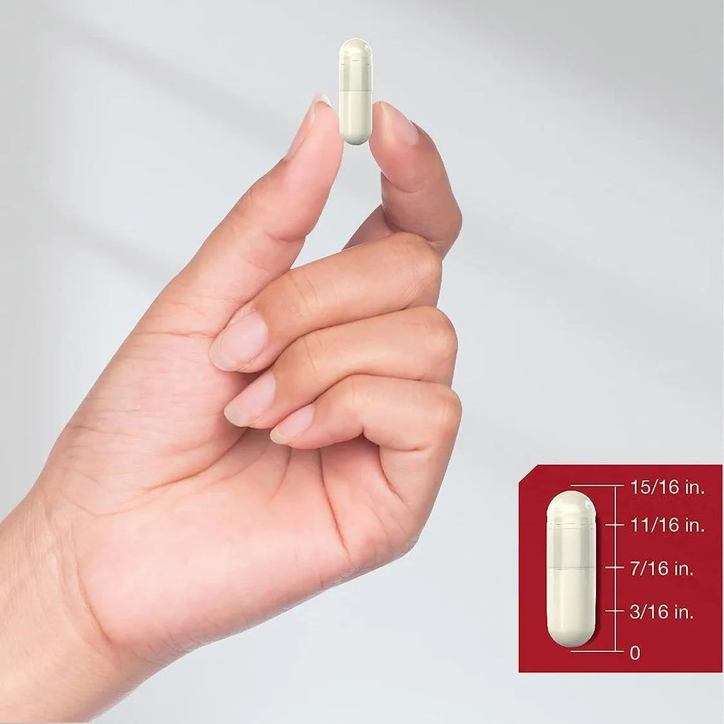Bottle of 150 apple vinegar capsules, a convenient dietary supplement format