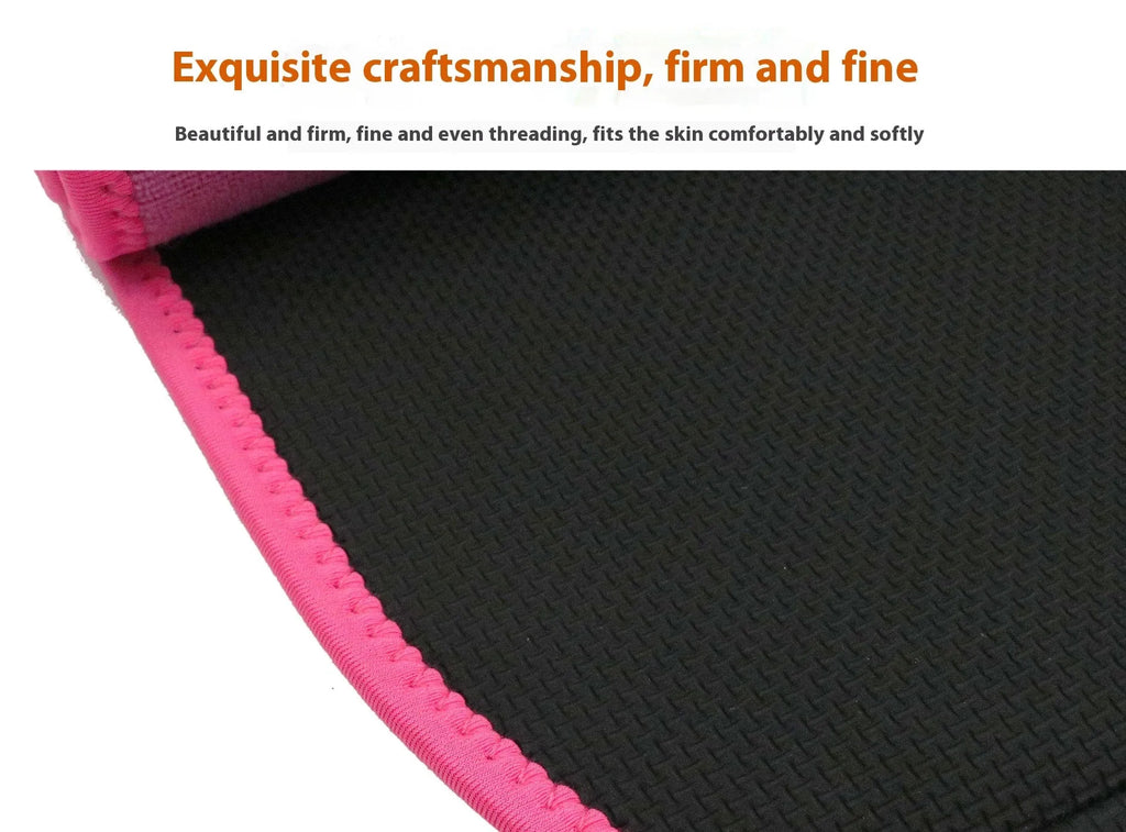 Adjustable neoprene lumbar support belt for fitness and running in black colour
