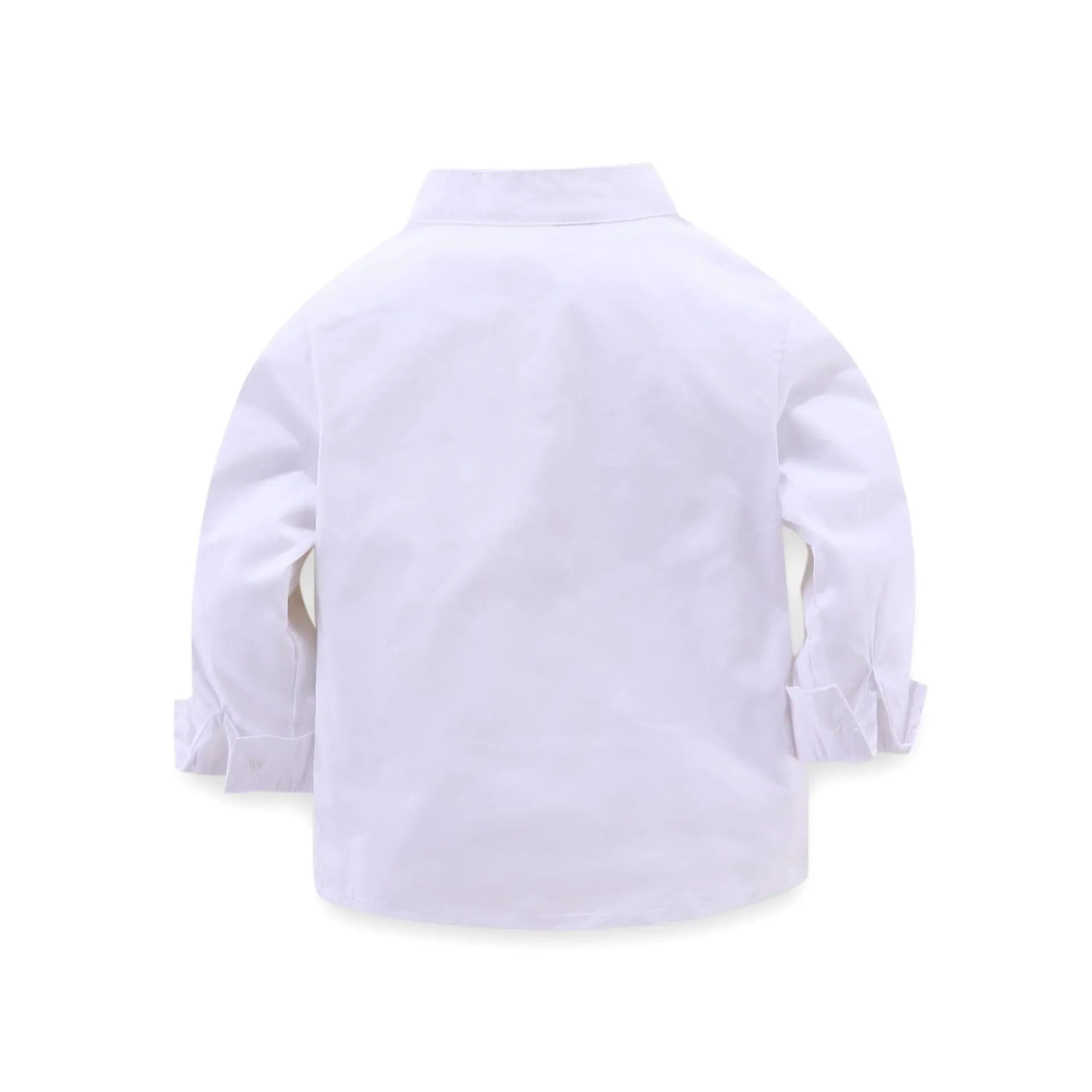 Blue plain European American style suit for a boy, suitable for heights 90cm to 130cm.