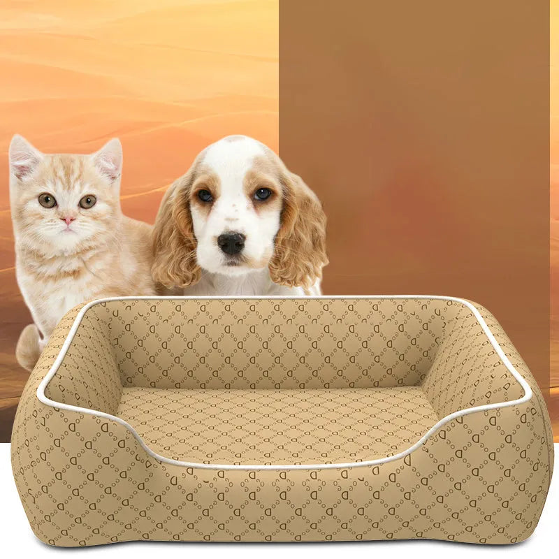 Waterproof corgi kennel bed for small dogs, removable and washable, sizes M L XL
