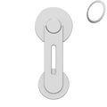 Tesla magnetic suction mobile phone holder in silver or grey with 180-degree flip rotation