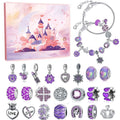 Christmas bead string jewelry gift box with electroplated alloy finish, cartoon style, multiple colour options displayed