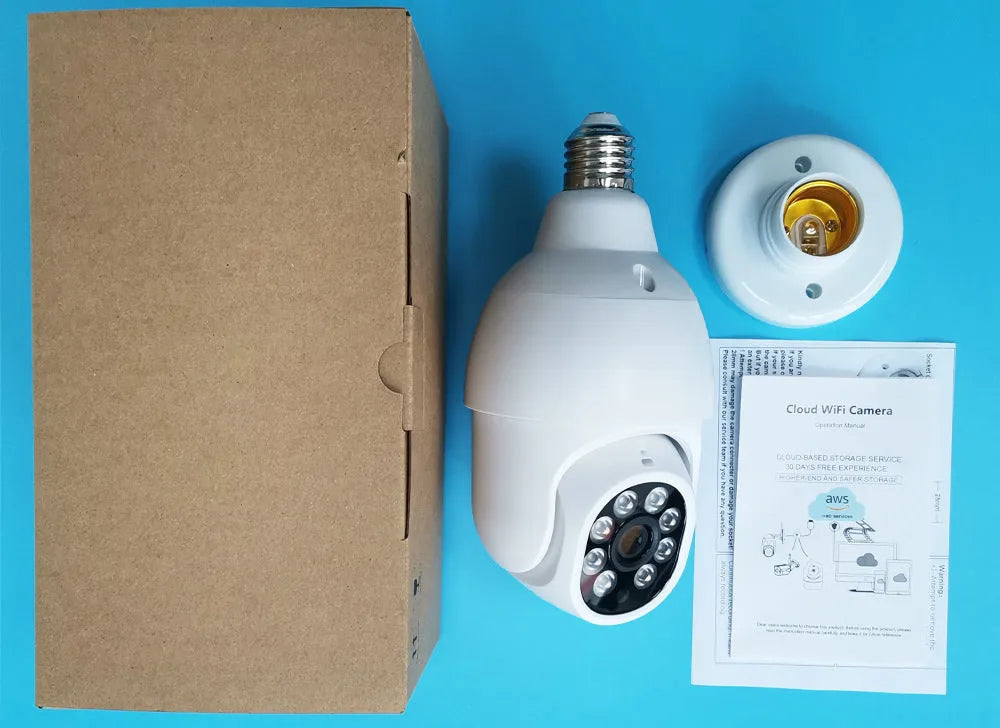 White 1080P wireless WIFI PTZ security camera with ABS housing for indoor surveillance