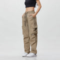 Mountain Retro Workwear Waterproof Trousers for men, cotton polyester blend, mid waist, solid colour, black colour