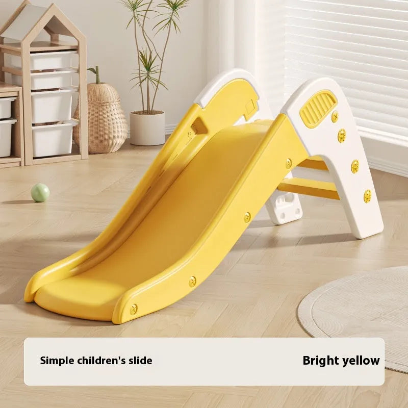 Small plastic baby slide in blue, yellow, brown or grey for children under 3 years old