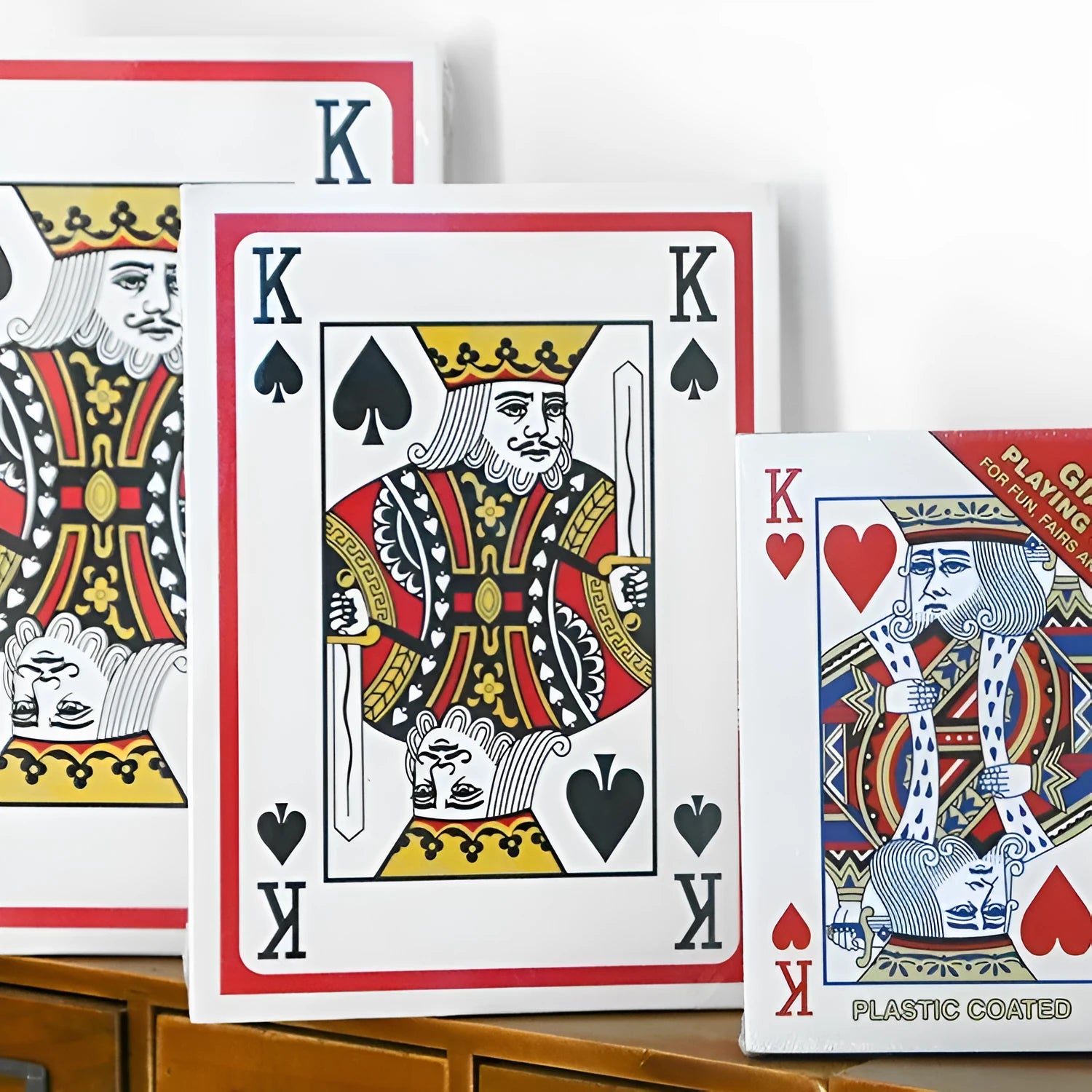 Large size playing cards for Fight the Landlord table game in oversized format