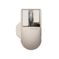 Xiaoqiao Three Mode Wireless Mouse in Tofu Colour with USB receiver and Type-C cable.
