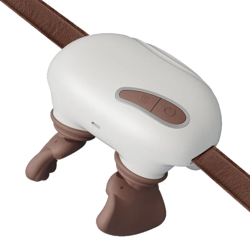 Rechargeable kneading massage shoulder wrap in picture colour with Type-C charging and adjustable temperature