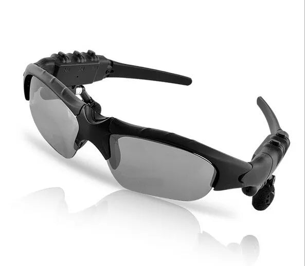 4.1 Smart Stereo Bluetooth Sunglasses, oval frame, wireless sports headset, gray lenses model