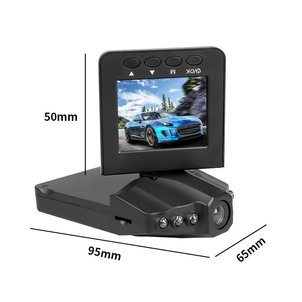 H198 car dashboard camera recorder with infrared lights and 2.4-inch screen