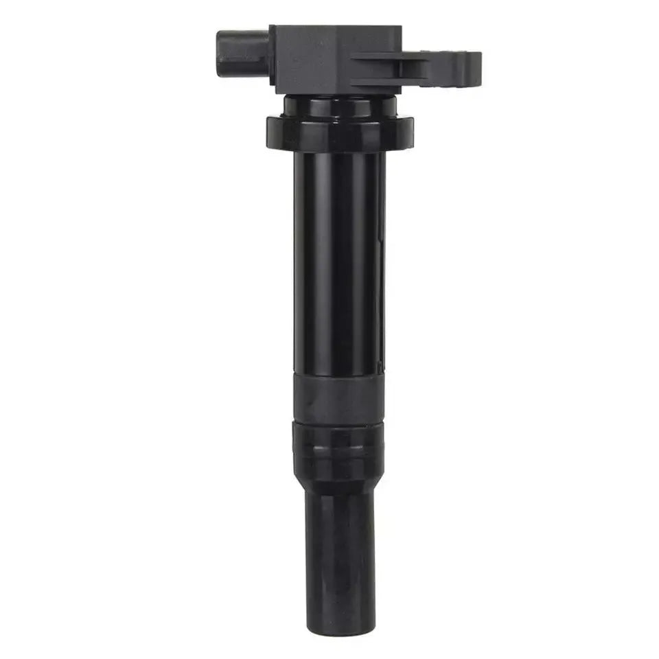 Black ignition coil with Hyundai part numbers 27301-3E400 273013E400 for 4 cylinder engines