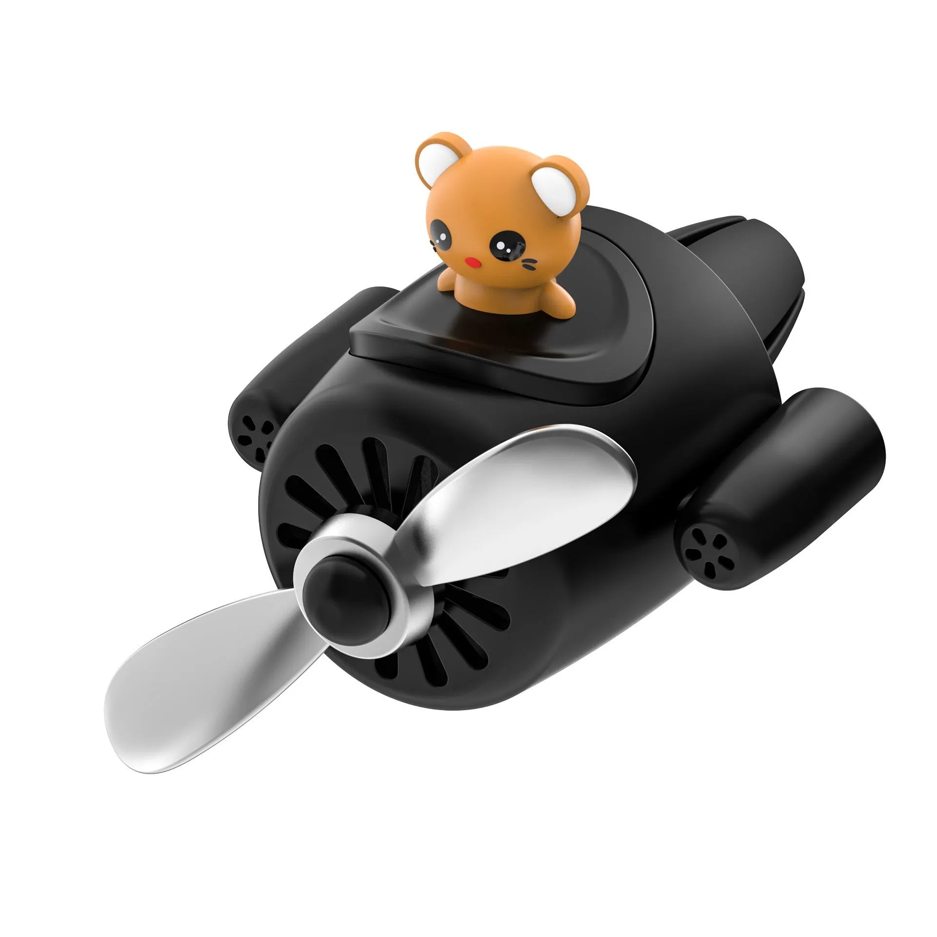 Cartoon aeroplane car air vent diffuser with fragrance slices in choice of colours