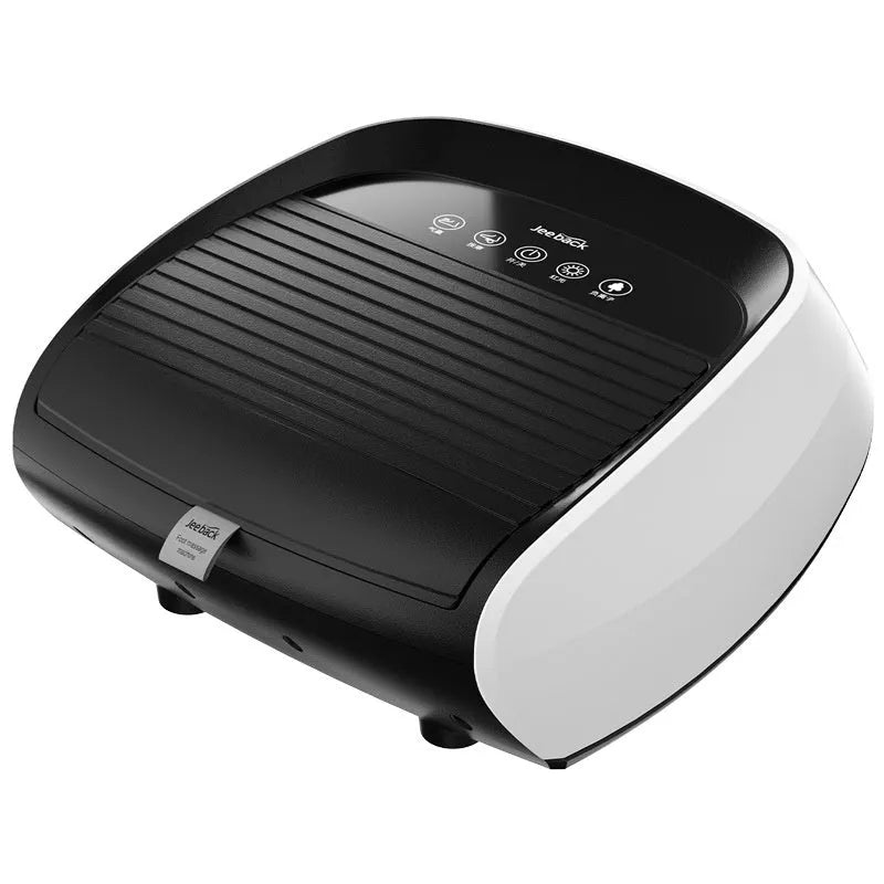 Flip automatic smart foot massager in red colour on a white background.