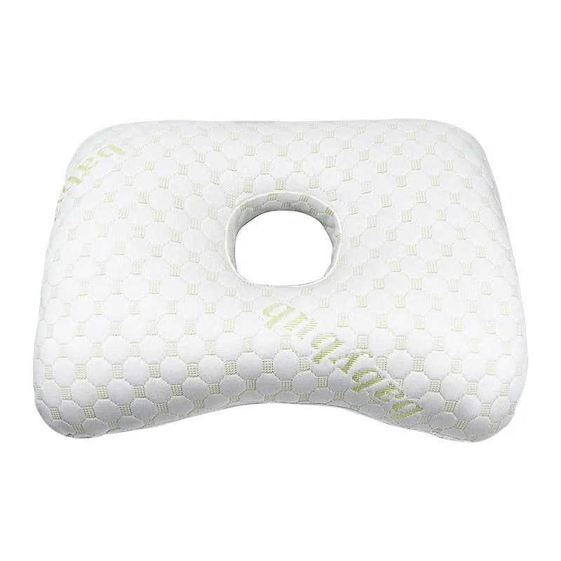 Beauty salon single hole ear pillow in new Chinese style, shown in a grey colour.