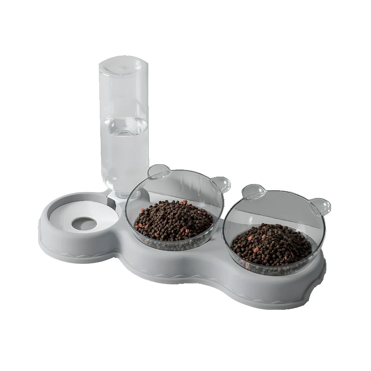 Multi-purpose PP pet tableware cat bowl available in blue, pink, white, yellow, green, dark blue and grey