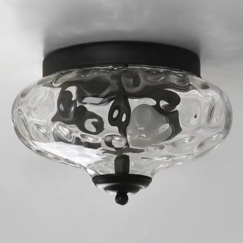 Embedded glass ceiling lamp in antique colour for bedroom and living room, 220V, E26 US or E27 EU