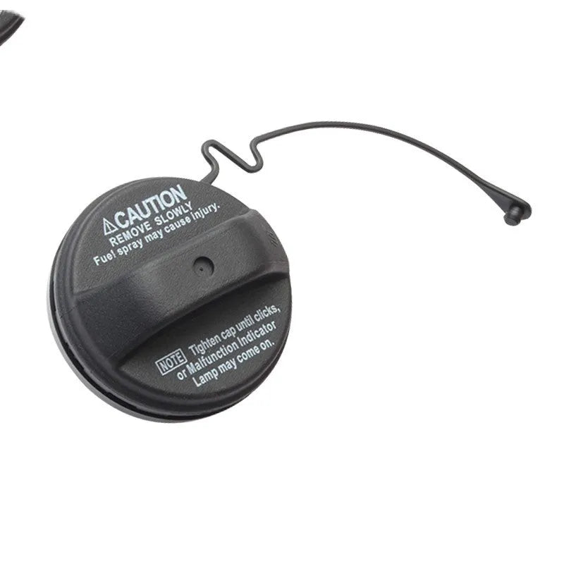 Toyota vehicle replacement fuel tank cap with snap-type closure.