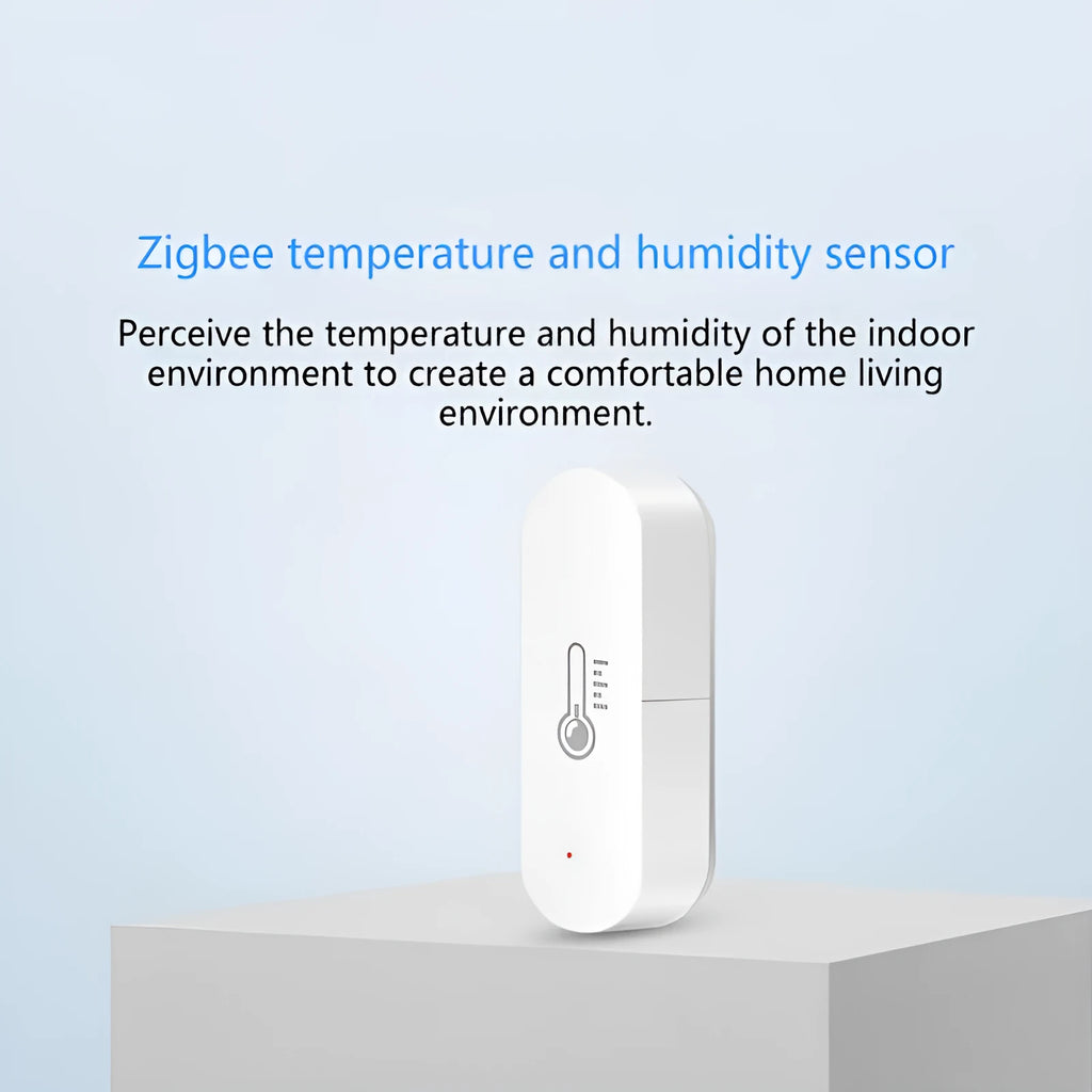 Doodle Zigbee WiFi smart hygrometer with humidity and temperature display for indoor use