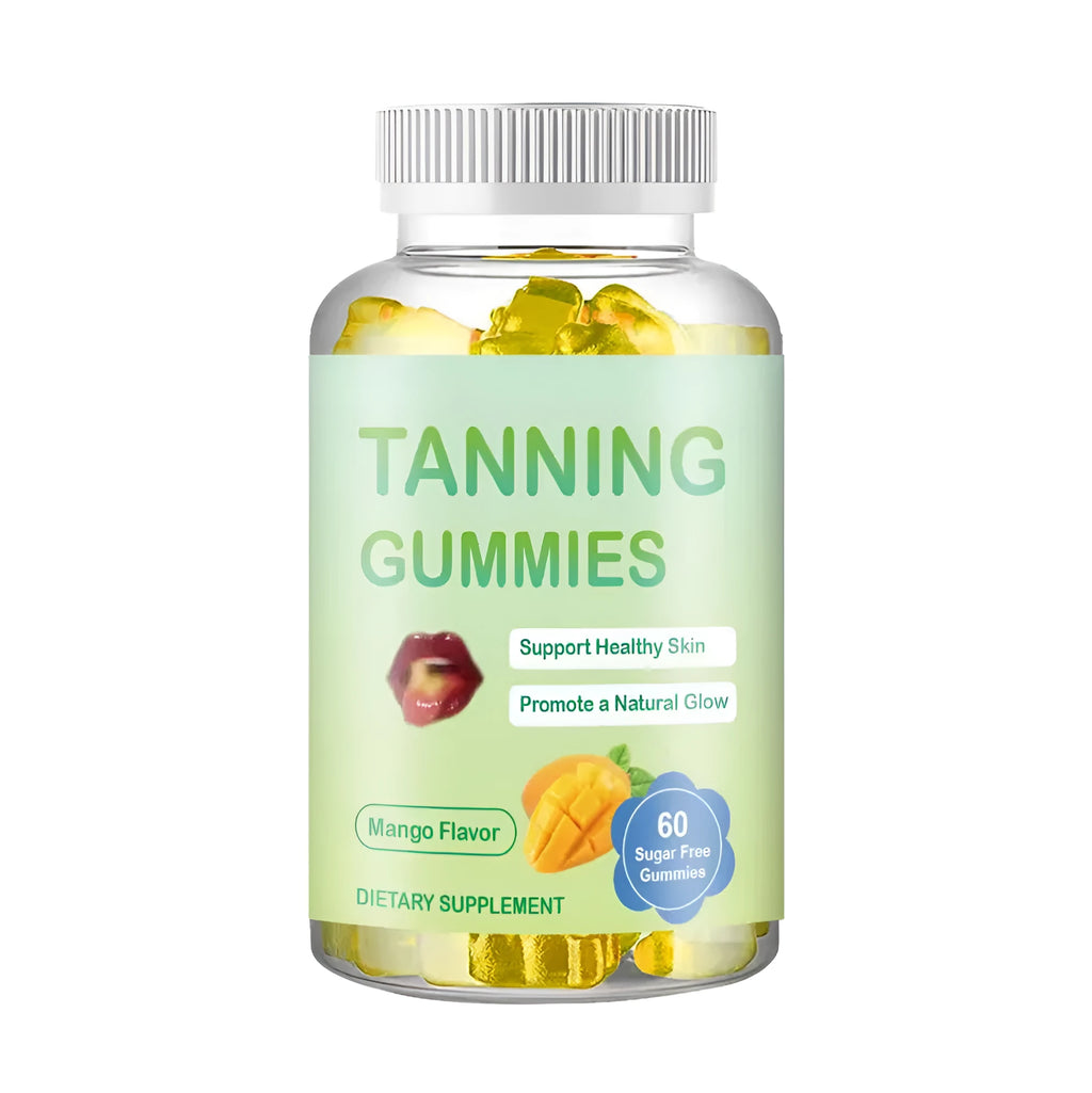 60 pieces of tanning gummy candies with TUDCA, functional gummy sweets in a single 60-count pack