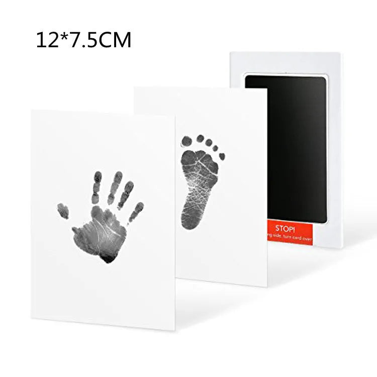 Baby hand and foot print disposable ink pad in multiple colours for keepsake crafting