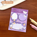 Cartoon sticky notes pad 60 sheets 10x13cm with four cover colour options