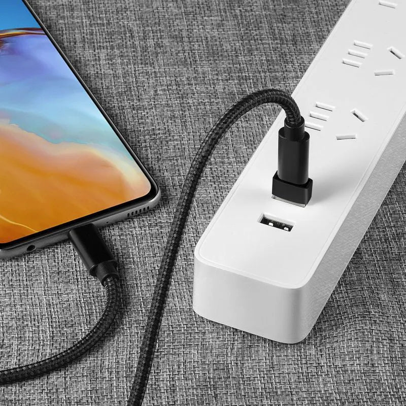 USB male to Type-C female adapter for charging and OTG connectivity in black or silver