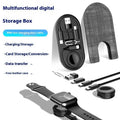 Black ABS PVC adapter set with magnetic multi-interface ports on a flat surface