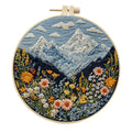 DIY embroidery kit for handmade cloth art with cartoon anime pattern, modern simplicity style, tools or no tools option