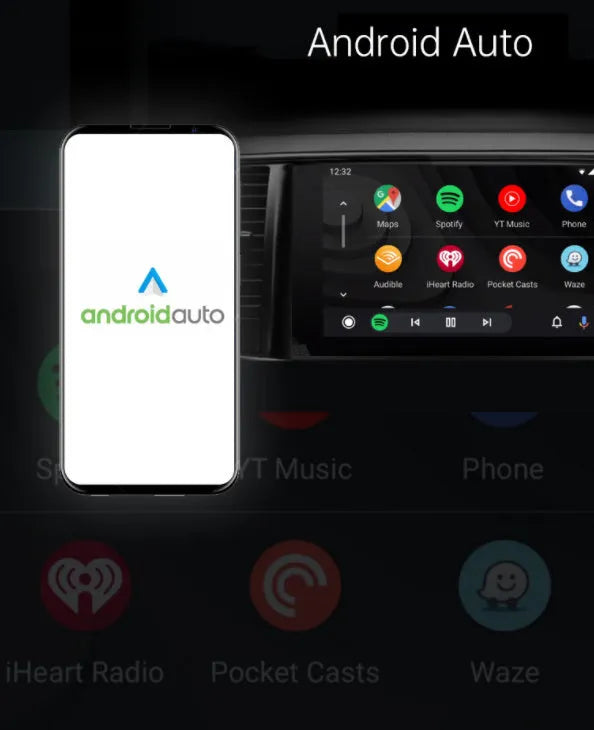 Black A7 dual-core wireless car adapter with aluminium alloy construction for Android devices