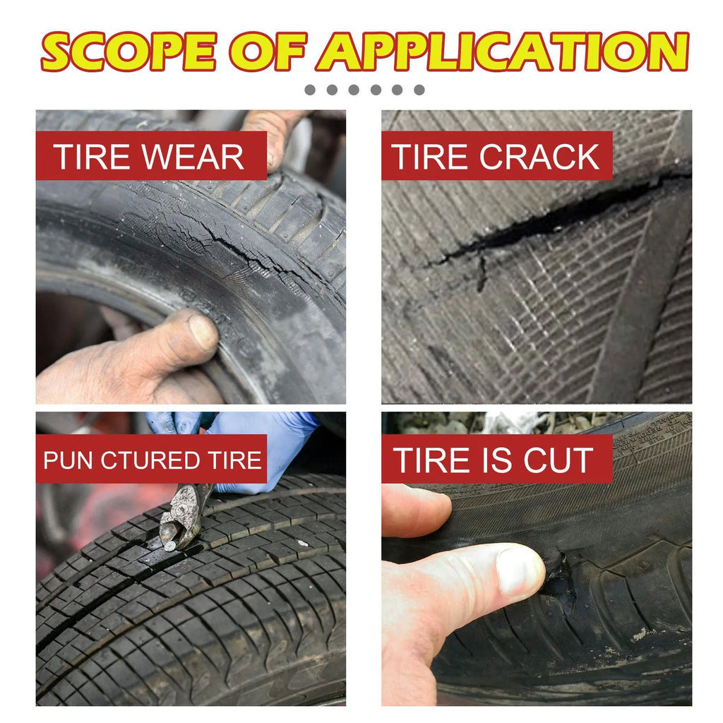 30ml bottle of car tyre repair adhesive for crack sealing and puncture repair