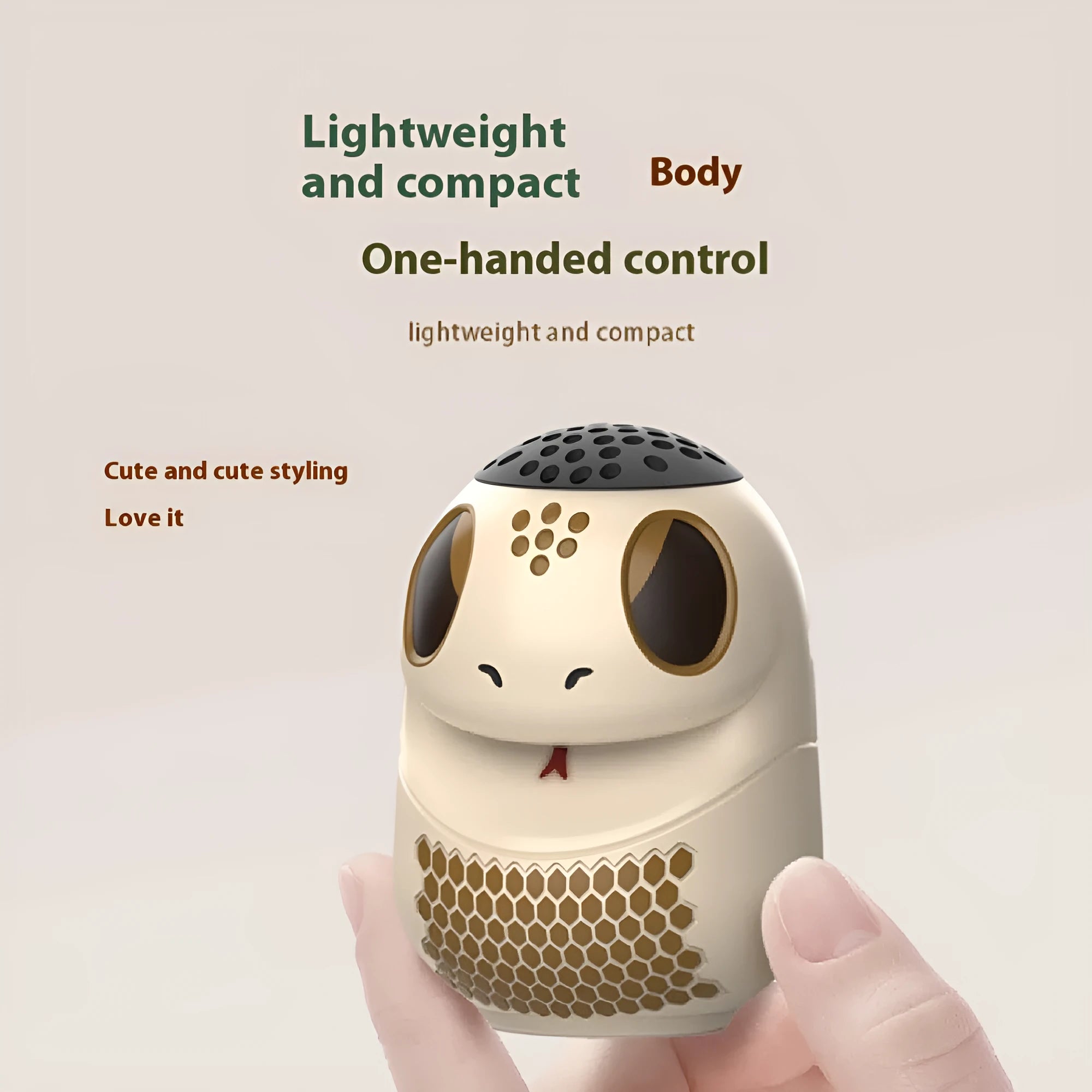 TK900 white cartoon Bluetooth speaker with waterproof and drop-resistant features