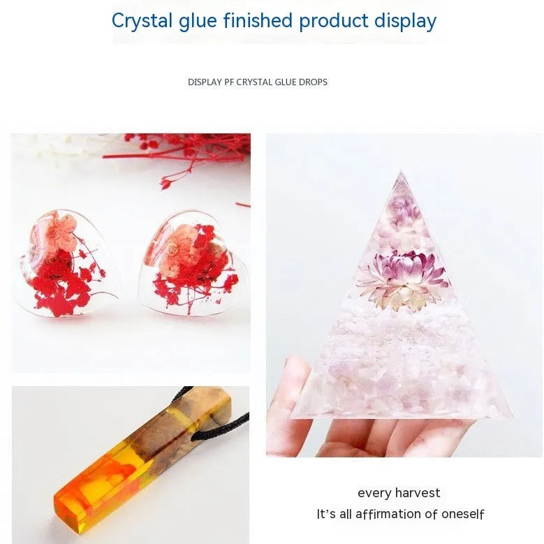 1kg bottle of Epoxy Resin 31 Crystal Glue for DIY crafting projects