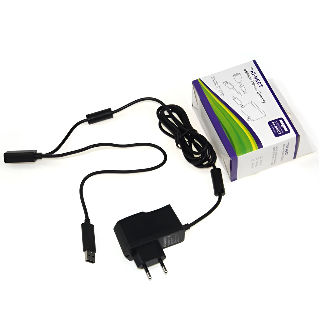 Xbox 360 Kinect power adapter for US and European electrical outlets