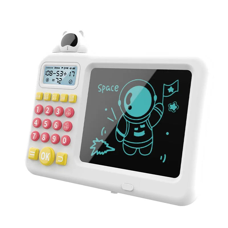Elementary school student intelligent oral arithmetic training learning machine in astronaut English version, ABS body, USB rechargeable