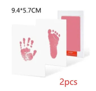 Baby hand and foot print disposable ink pad in multiple colours for keepsake crafting