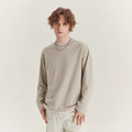 Men's loose fit long-sleeved cotton blend t-shirt in multiple colours