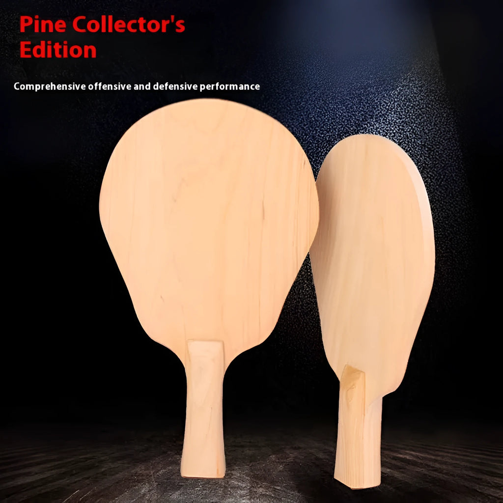 Single layer solid cypress wood table tennis racket bottom plate 6mm with straight CS handle