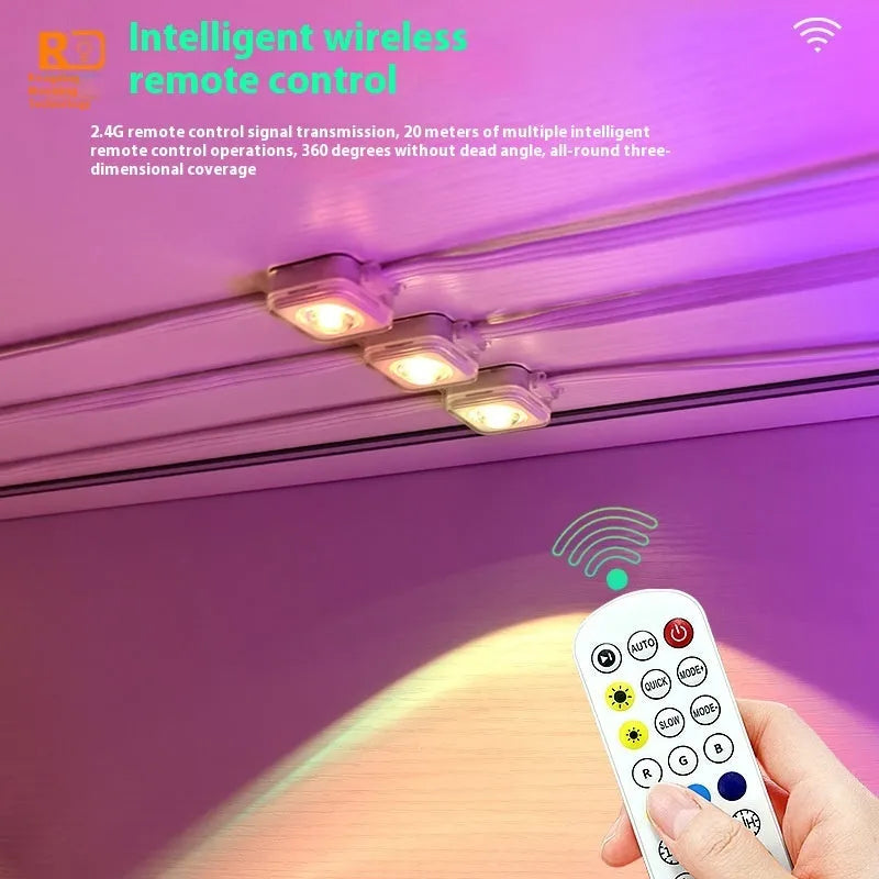 Planet design outdoor LED light string with intelligent graffiti control for eaves and courtyard decoration