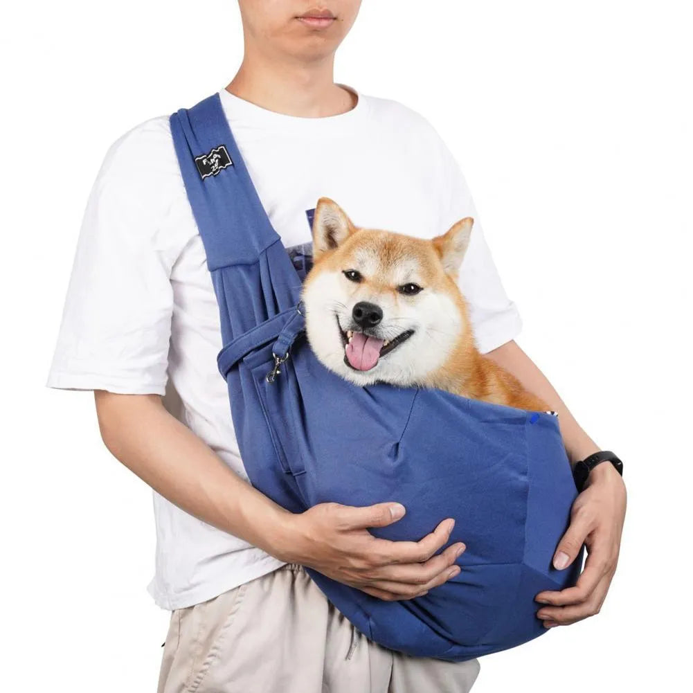 Foldable large capacity cat messenger bag in one of six colour options.