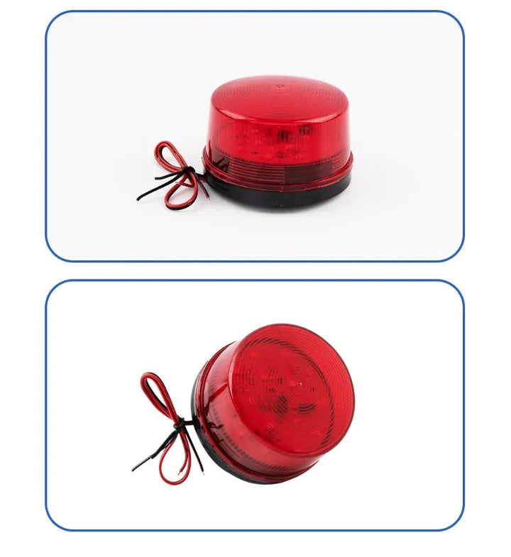 Ji'an Electronics HC-79 24V industrial warning and alarm light unit in red, yellow, blue, or green.