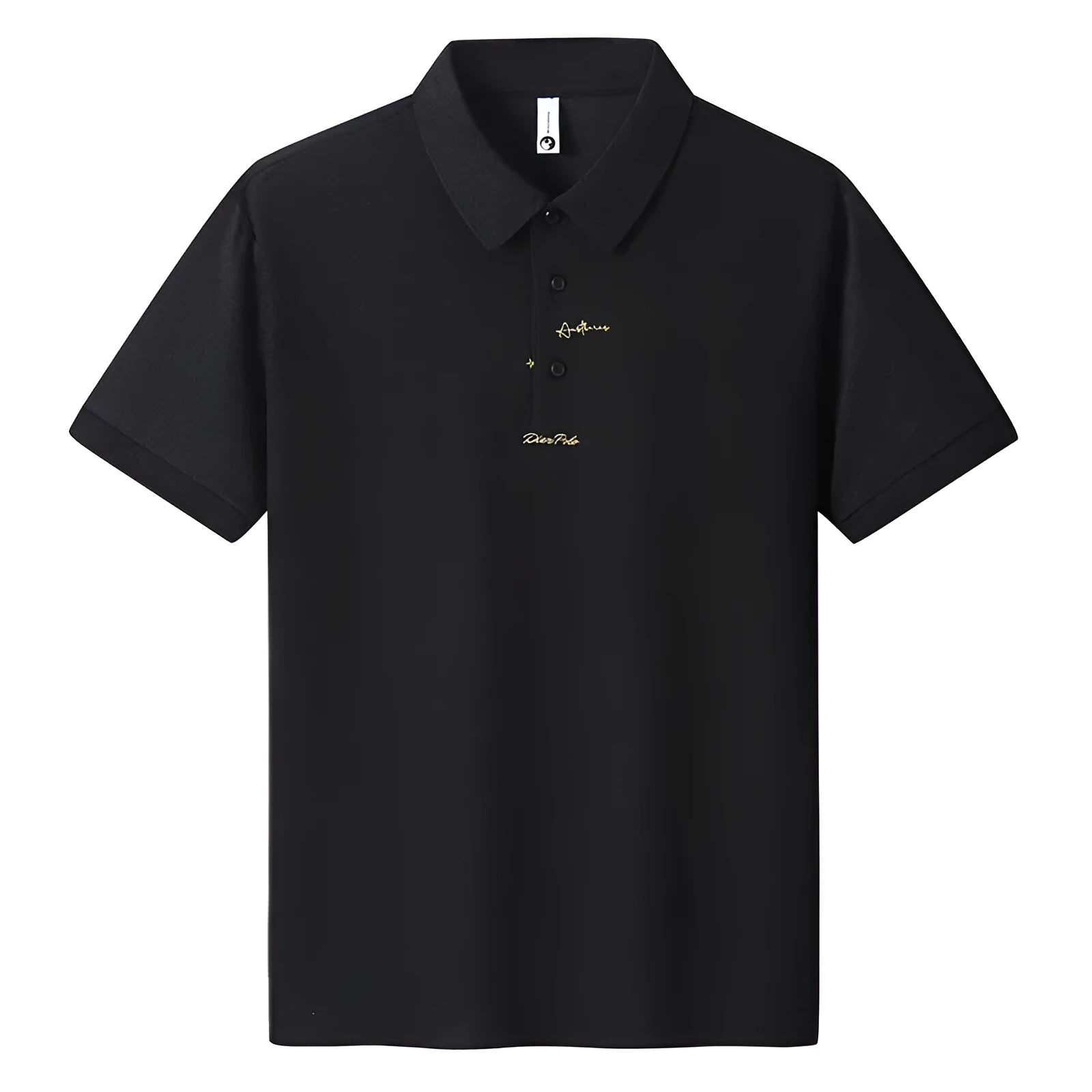 Men's casual loose cotton t-shirt in various colours showing short sleeves and round neck.