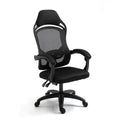 Ergonomic rotating gaming chair with linkage armrests and adjustable lift mechanism