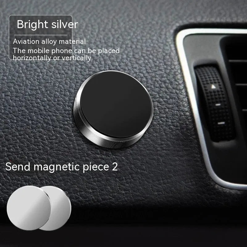 Zinc alloy magnetic car phone holder for air vent mounting with magnetic plates