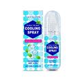 50ml portable cooling spray bottle with mint extract for summer heat relief