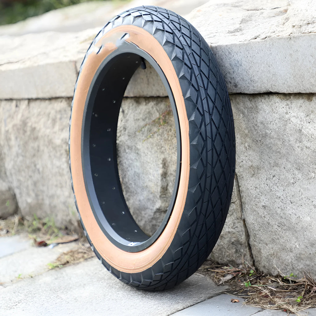 20x4.0 inch brown rubber replacement tyre for electric snowmobile or beach car