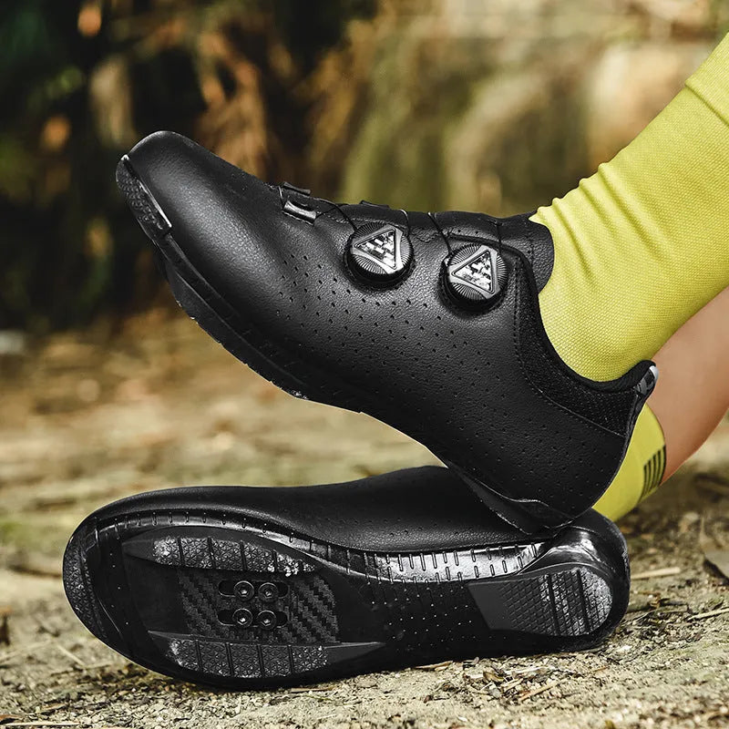 6099 road bike cycling shoes breathable lightweight with lock option for men and women