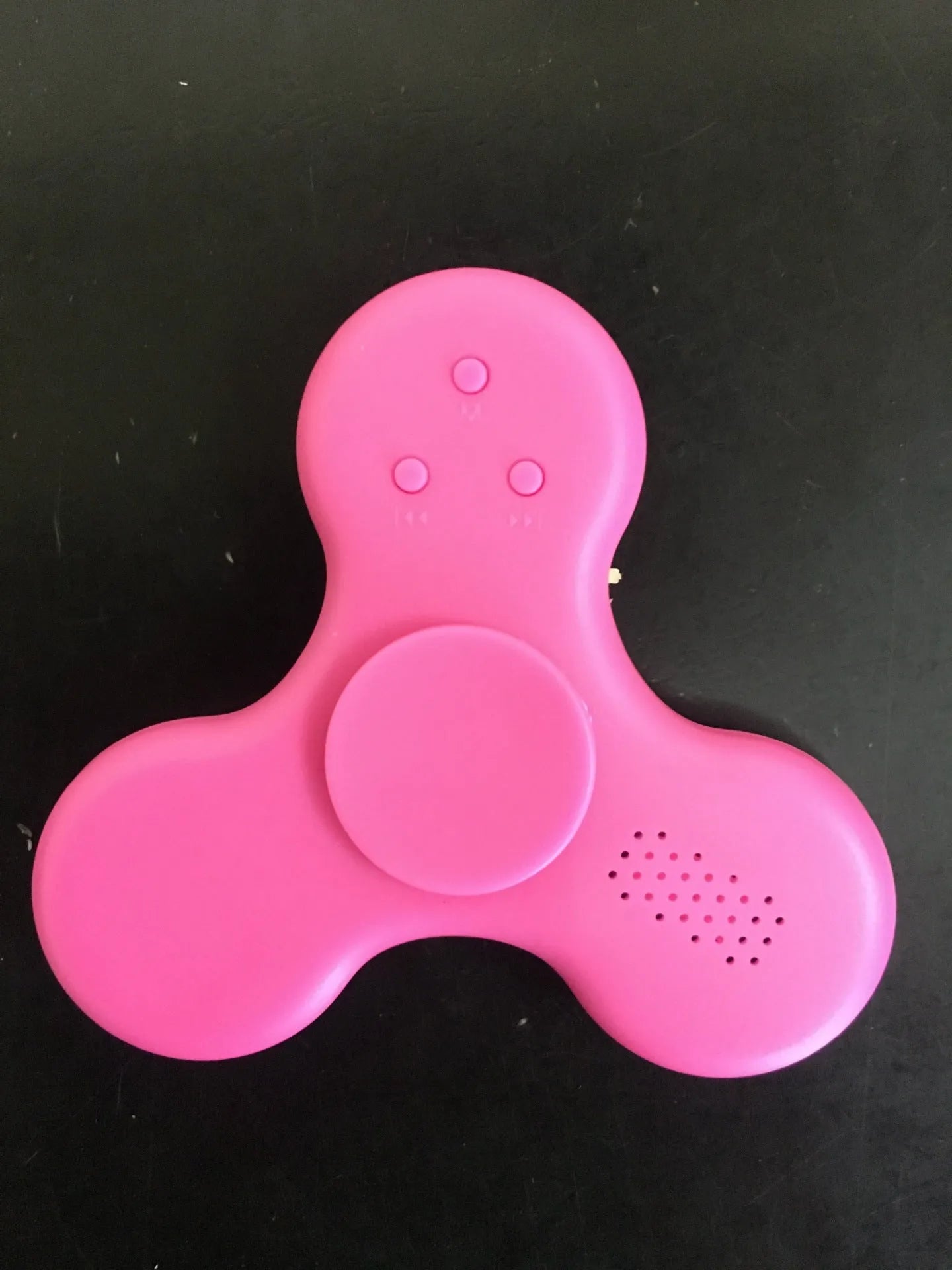 Blue Bluetooth speaker music fidget spinner with MP3 player function and TF card slot